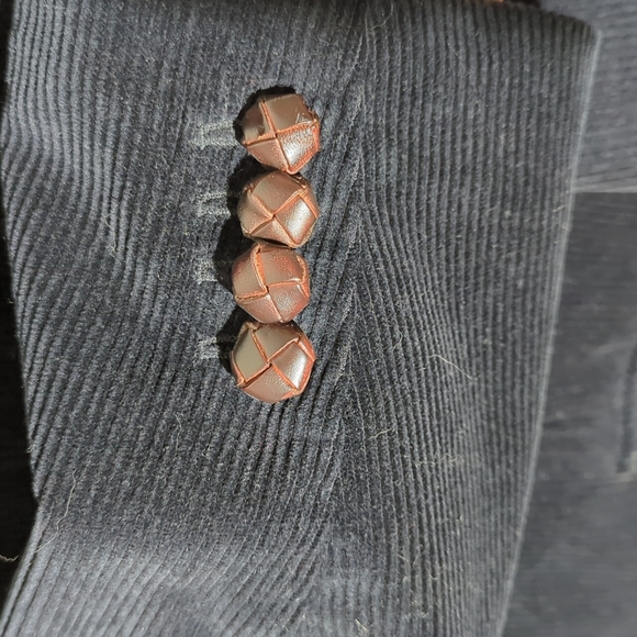 J Crew Navy Corduroy Sport Coat Large - Picture 3 of 10